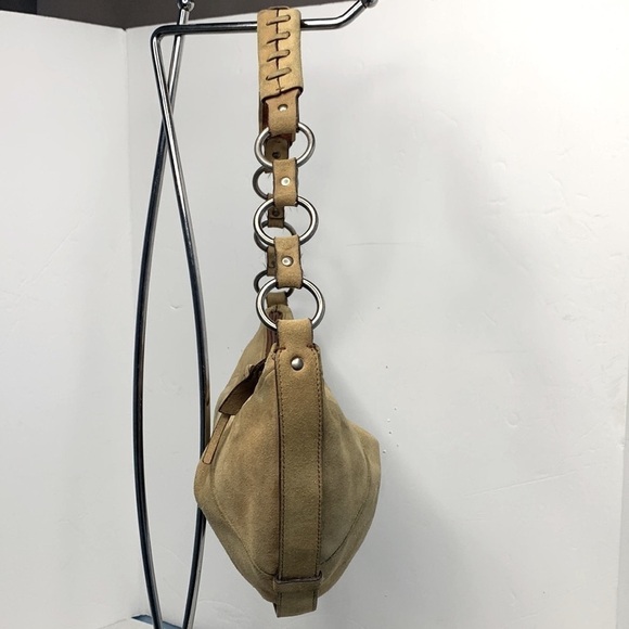 Vintage Yves Saint Laurent Mombasa Calfskin suede Leather Bag - Picture 6 of 13